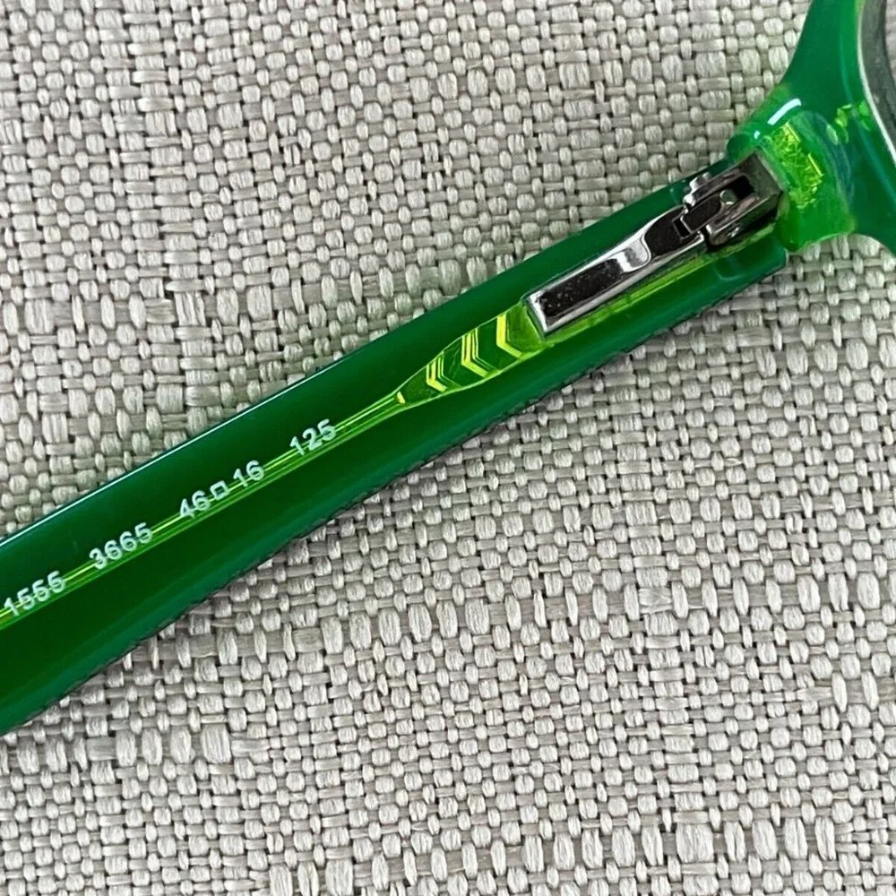 Ray-Ban Youth Eyeglasses, Black/Green RB1555 3665 46[]16 125 Glasses Frame